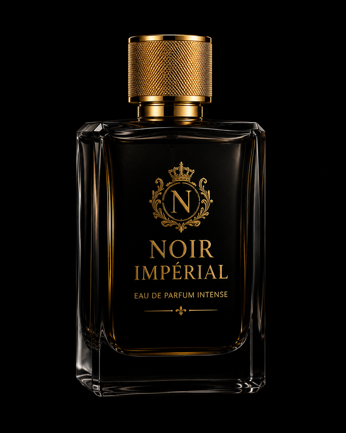NOIR IMPÉRIAL Eau de Parfum Intense  L'ESSENCE DU POUVOIR ET DE L'ÉLÉGANCE.