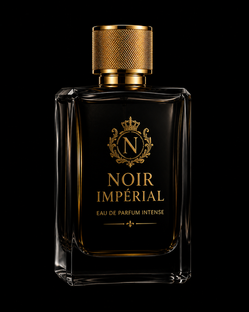 NOIR IMPÉRIAL Eau de Parfum Intense  L'ESSENCE DU POUVOIR ET DE L'ÉLÉGANCE.